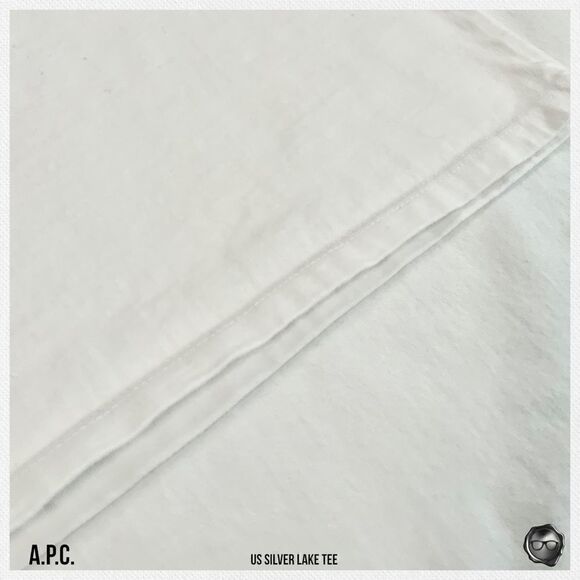A.P.C. SILVER LAKE T-SHIRT IN WHITE 2017 CAPSULE L.A. RARE MISPRINT UNISEX - Picture 7 of 12
